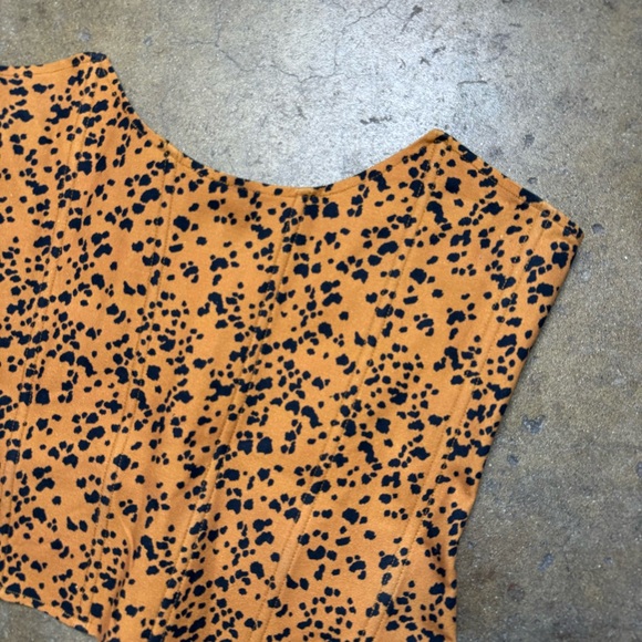 Miaou Strapless Leia Corset Top in Cheetah - Picture 2 of 7